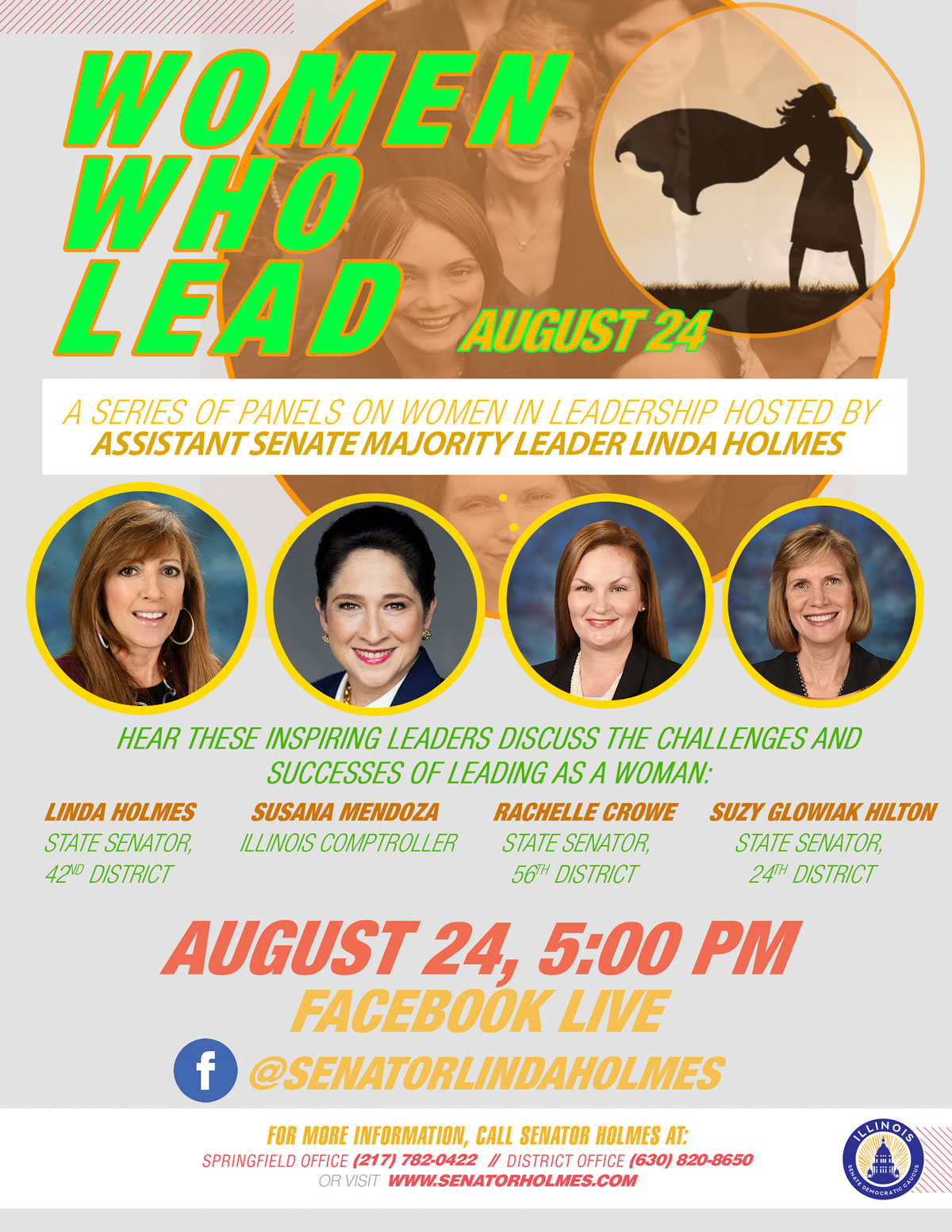 Holmes Women Leaders 2ND Panel Flyer